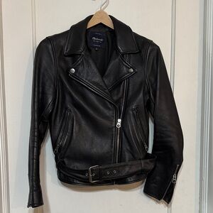 Madewell Ultimate Leather Motorcycle Jacket